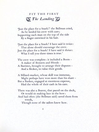 The Hunting of the Snark: An Agony in Eight Fits