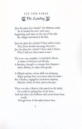 The Hunting of the Snark: An Agony in Eight Fits