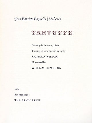 Tartuffe: Comedy in Five Acts, 1669