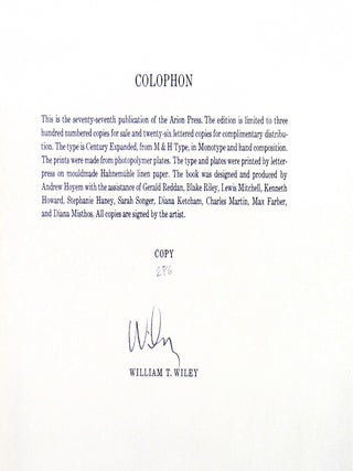 Godot: An imaginary staging by William T. Wiley of Waiting for Godot by Samuel Beckett
