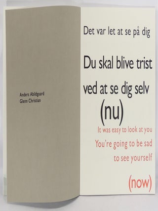 NY Dansk Poesi/New Danish Poetry