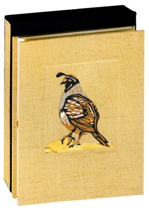 Item #37738 Birds of the Bible: Quail. never mind the press, Alisa Golden, book artist