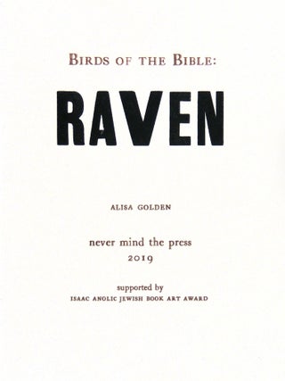 Birds of the Bible: Raven