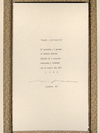 Trazos / Sentimientos [Traces / Feelings]