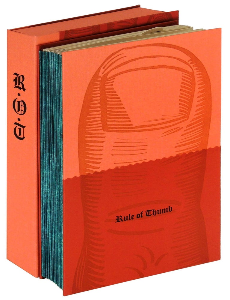 Item #37863 Rule of Thumb. Crooked Letter Press, Ellen Knudson, book artist and author.