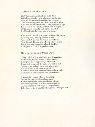 Ben Jonson Entertains a Man from Stratford and other poems