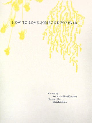 How to Love Someone Forever