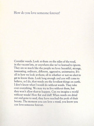 How to Love Someone Forever