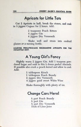 Crosby Gaige's Cocktail Guide and Ladies' Companion