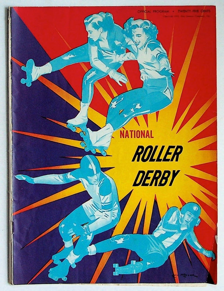 Item #38075 Print Program for the Roller Derby