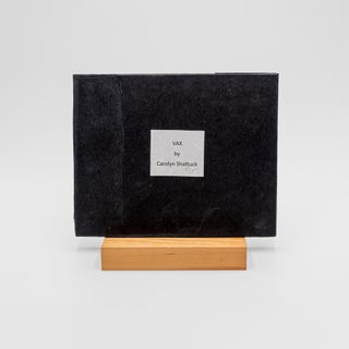 Item #38299 VAX. Carolyn Shattuck, book artist