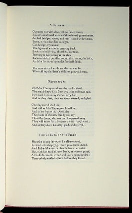 Cambridge Autumn & Other Poems