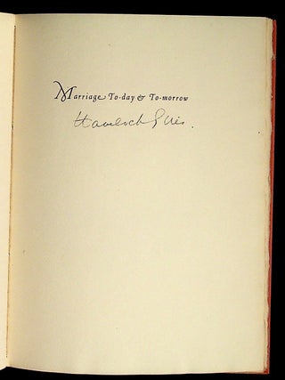 Marriage Today and Tomorrow