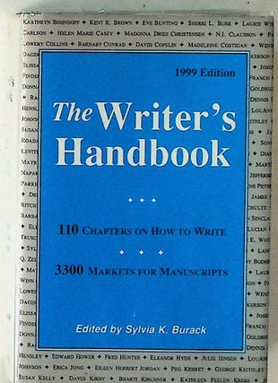 Item #4544 The Writer's Handbook. Sylvia H. Burack, ed