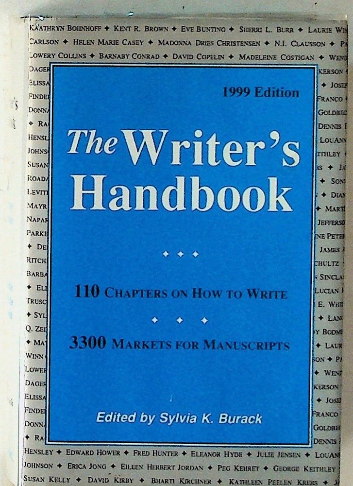 Item #4544 The Writer's Handbook. Sylvia H. Burack, ed.