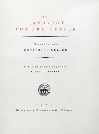 Der Landvogt von Greifensee (The Governor of Greifensee)