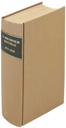 Item #5267 La Bibliophilie Nouvelle. Chroniques du Bulletin. 1922-1939. Fernand Vanderem