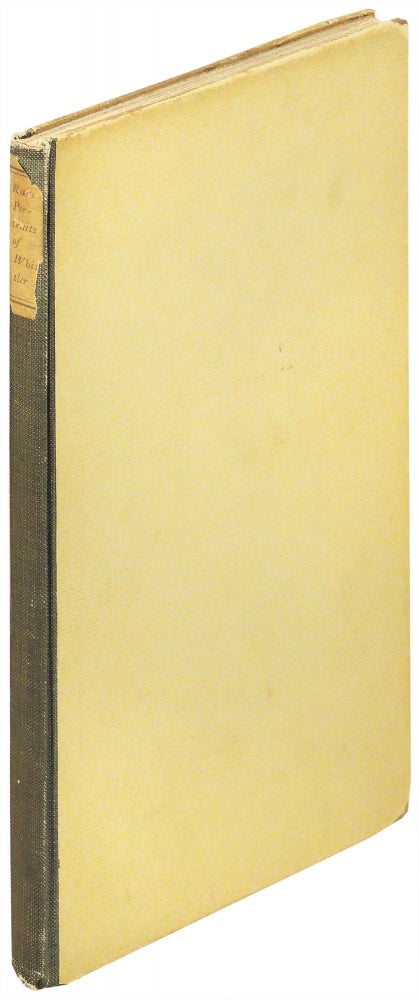 Item #526 Notes on Some Rare Portraits of Whistler. A. E. Gallatin.