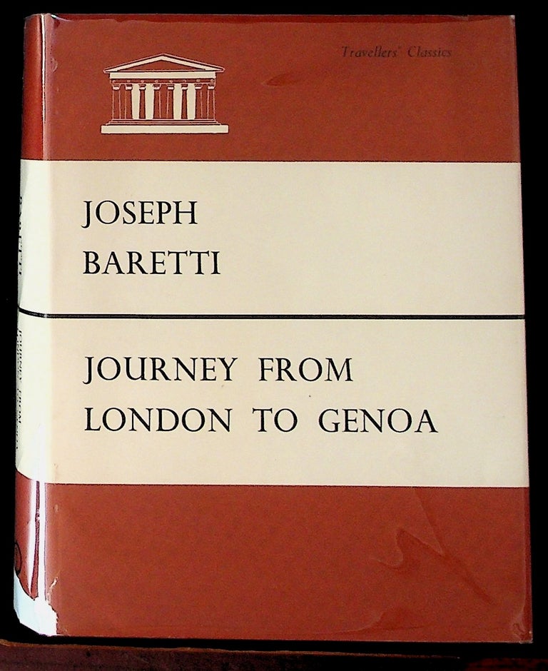 Item #5671 A Journey from London to Genoa, Through England, Portugal, Spain, and France. Joseph Baretti, Ian Robertson.