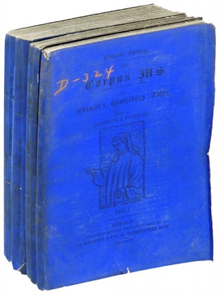 Item #6522 The Corpus Ms of Chaucer's Canterbury Tales. Chaucer Society. 5 parts. Chaucer,...