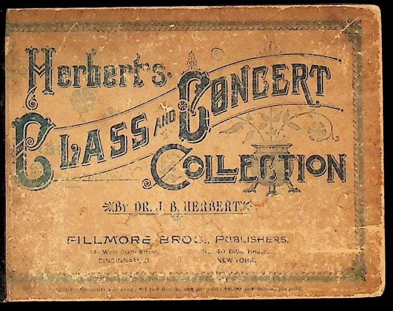 Item #6956 Herbert's Class and Concert Collection. J. B. Herbert.