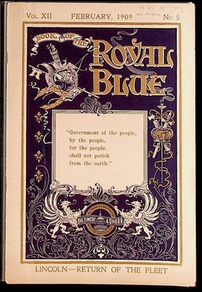 Item #7098 Book of the Royal Blue Vol. XII. February, 1909. No. 5. Unknown
