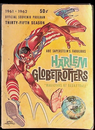 Item #7714 Abe Saperstein's Fabulous Harlem Globetrotters Magicians of Basketball. Official...
