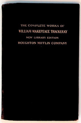 Item #8322 The Complete Works of William Makepeace Thackeray. Salesman's Dummy. William Makepeace...