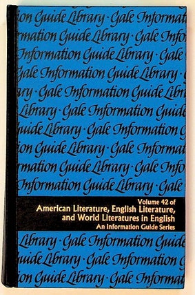 Item #8435 English Prose and Criticism, 1900-1950: A Guide to Information Sources. Christopher C....