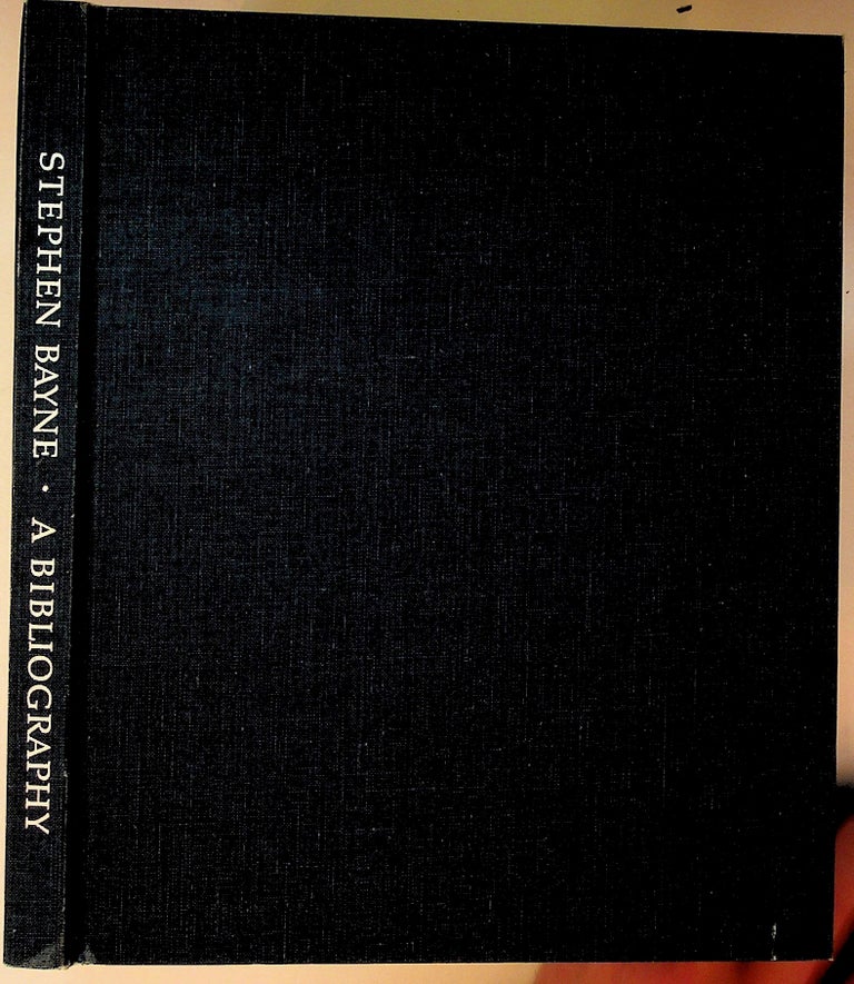 Item #8509 Stephen Bayne: A Bibliography (1st Ed.). Unknown.