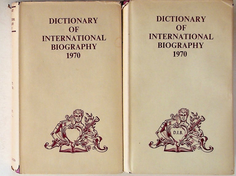 Item #8915 Dictionary of International Biography 1970 (2 volumes, complete) A-Z. Ernest Kay.