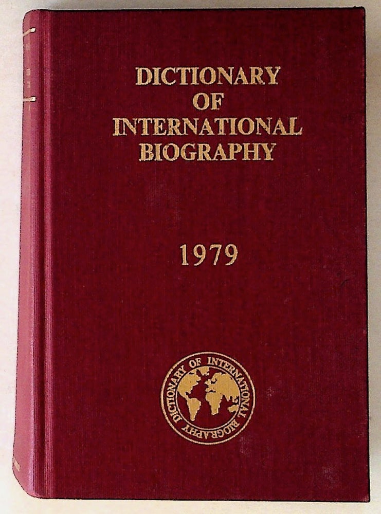 Item #8965 Dictionary of International Biography 1979: Volume Fifteen. Ernest Kay.