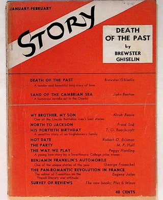 Item #9635 Story Magazine, January-February, 1940. Whit Burnett, Martha Foley